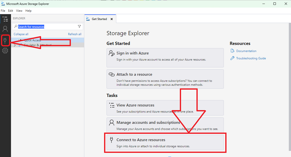 Connect to Azure Resources
